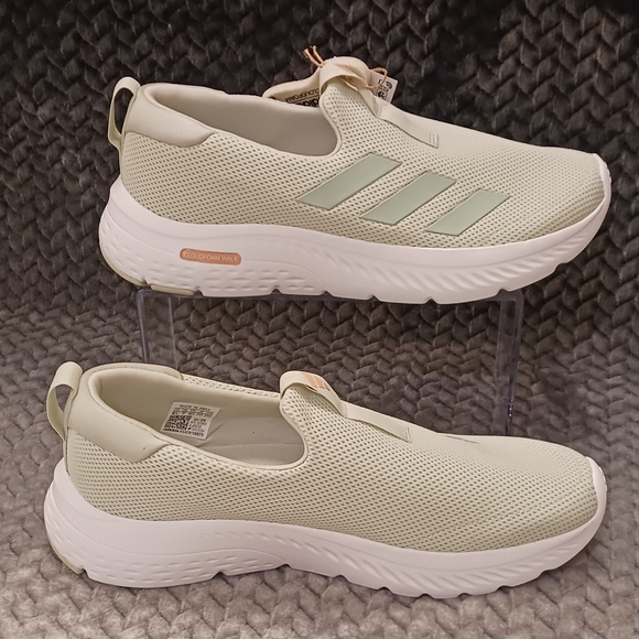 Adidas Women's Slip-On Sneakers - Light Green - Picture 1 of 10